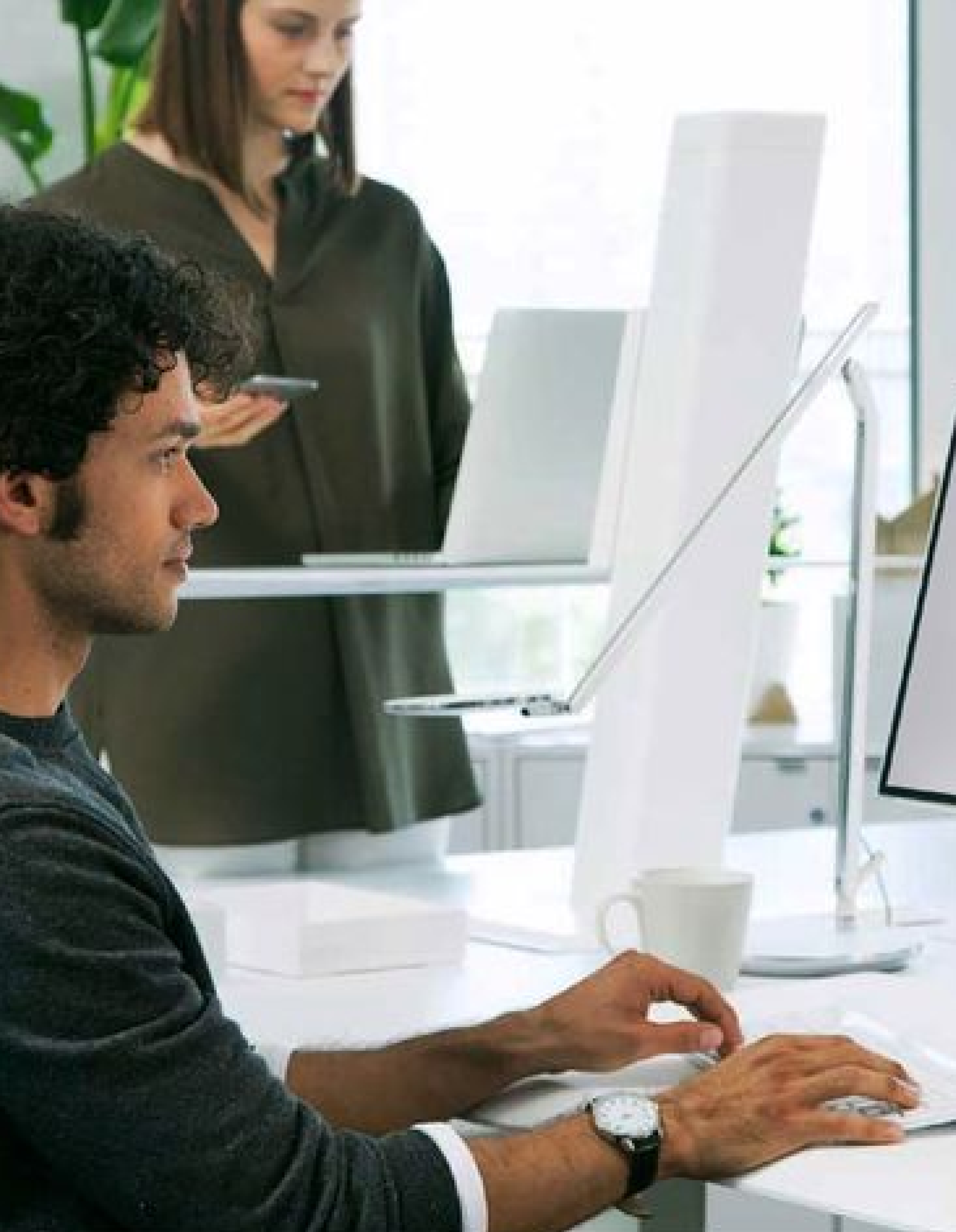 Ergonomic workstation illustration